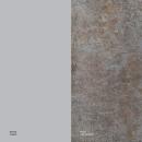 klink / Carma HPL-Tisch TORONTO, Aluminium / HPL, Gestell: metallic, Farbe: ROCK zinn, 80 x 80 cm