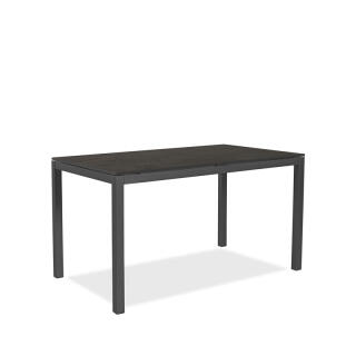 klink / Carma HPL-Tisch TORONTO, Aluminium / HPL, Gestell: anthrazit, Farbe: betonoptik, 160 x 90 cm