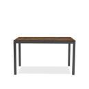 klink / Carma HPL-Tisch TORONTO, Aluminium / HPL, Gestell: anthrazit, Farbe: patina bronze, 160 x 90 cm