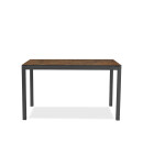 klink / Carma HPL-Tisch TORONTO, Aluminium / HPL, Gestell: anthrazit, Farbe: patina bronze, 200 x 90 cm