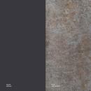 klink / Carma HPL-Tisch TORONTO, Aluminium / HPL, Gestell: anthrazit, Farbe: ROCK zinn, 160 x 90 cm