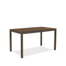 klink / Carma HPL-Tisch TORONTO, Aluminium / HPL, Gestell: marrone, Farbe: patina bronze, 200 x 90 cm