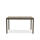 klink / Carma HPL-Tisch TORONTO, Aluminium / HPL, Gestell: marrone, Farbe: patina zinn, 160 x 90 cm