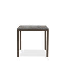 klink / Carma HPL-Tisch TORONTO, Aluminium / HPL, Gestell: marrone, Farbe: ROCK zinn, 90 x 90 cm