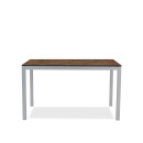 klink / Carma HPL-Tisch TORONTO, Aluminium / HPL, Gestell: metallic, Farbe: patina bronze, 200 x 90 cm