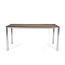 klink / Carma HPL-Tisch FORTE, Edelstahl / HPL, Farbe: patina bronze, 200 x 90 cm