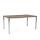 klink / Carma HPL-Tisch FORTE, Edelstahl / HPL, Farbe: patina bronze, 240 x 90 cm