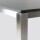 klink / Carma HPL-Tisch FORTE, Edelstahl / HPL, Farbe: ROCK zinn, 200 x 90 cm