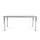 klink / Carma HPL-Tisch FORTE, Edelstahl / HPL, Farbe: weiß, 130 x 80 cm