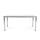 klink / Carma HPL-Tisch FORTE, Edelstahl / HPL, Farbe: weiß, 240 x 90 cm