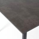 klink / Carma HPL-Tisch SCANDIC, Aluminium / HPL, Gestell: anthrazit, Farbe: betonoptik, 160 x 90 cm