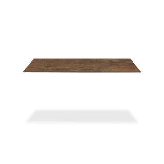 klink HPL-Tischplatte, wetterfestes Hochdrucklaminat, patina bronze, 80 x 60 cm