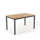 klink / Carma Teak-Tisch TORONTO, Aluminium / Premium Teakholz, Gestell: marrone, 160 x 90 cm