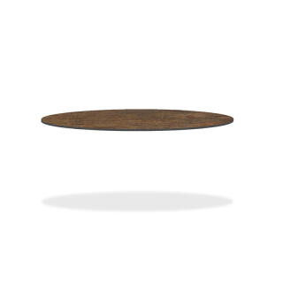 klink HPL-Tischplatte, wetterfestes Hochdrucklaminat, patina bronze, Ø 70 cm rund
