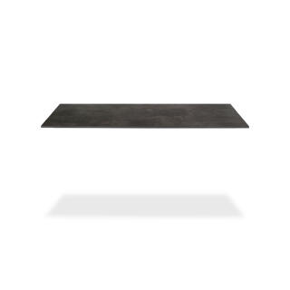 klink HPL-Tischplatte, wetterfestes Hochdrucklaminat, betonoptik, 70 x 60 cm