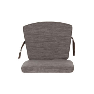 Sitz- und Rückenkissen zu Stapelsessel GENT, Olefin, Farbe mocca