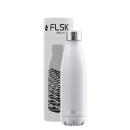 FLSK Trinkflasche WHTE, Edelstahl-Isolierflasche 500 ml