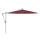 GLATZ Ampelschirm SUNWING® CASA, Alu natureloxiert, Stoffklasse 4 (100 % Polyester 250 g/m²) Farbe 436 / Wine, Ø 300 cm