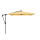 GLATZ Ampelschirm SUNWING® CASA, Alu anthrazit, Stoffklasse 4 (100 % Polyester 250 g/m²) Farbe 438 / Straw, 300 x 240 cm