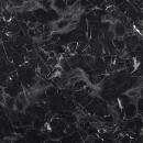 HPL-Tischplatte 160 x 70 cm, 10-12 mm, oval, schweizer Kante, wetterfestes Hochdrucklaminat, Farbe: black marble effect