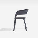 Fast Sessel RIA, Farbe: dunkelblau, Aluminium