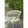 Fast Sessel RIA, Farbe: dunkelbraun, Aluminium